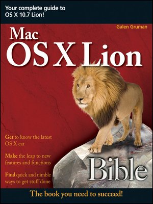 cover image of Mac OS X Lion Bible